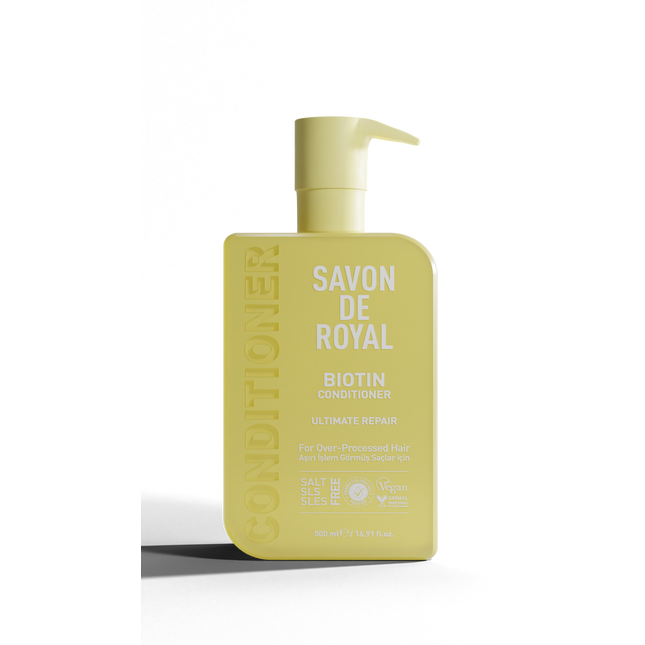 Savon de Royal Miracle Hair Conditinoner-Ultimate Repair BIOTIN (12 Packs x 500ml)