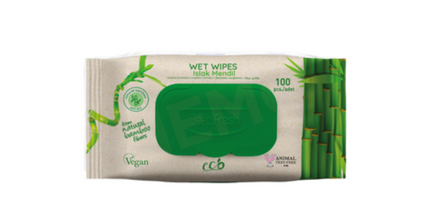 Deep Fresh Natural Bamboo Fiber Wet Wipes, 100 pieces per pack, 24 packs – eco-friendly, gentle, and soft wipes made from natural bamboo fibers
