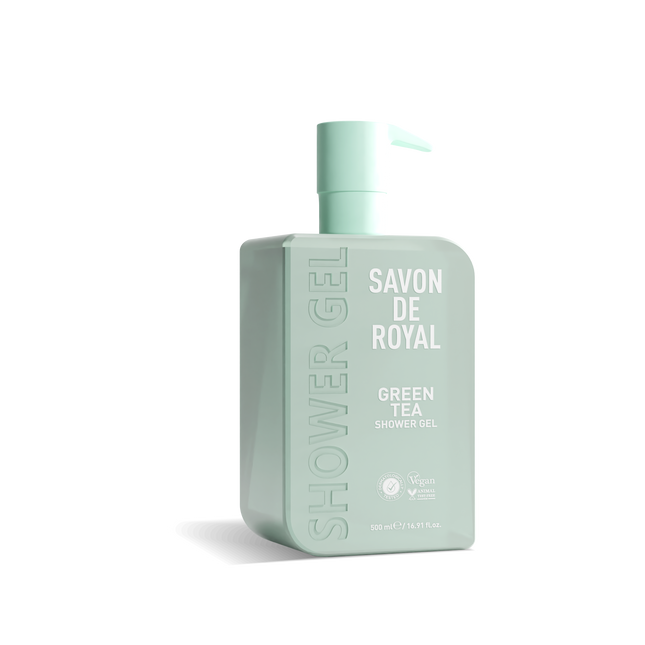 Savon de Royal Miracle Shower Gel-GREEN TEA (12 Packs x 500ml)