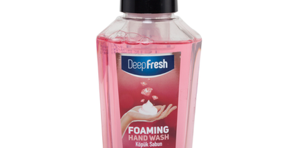 Deep Fresh Hand Soap Foam Ruby, 12 bottles of 400ml – luxurious foaming hand soap with a rich ruby fragrance that gently cleanses and leaves hands soft and fresh