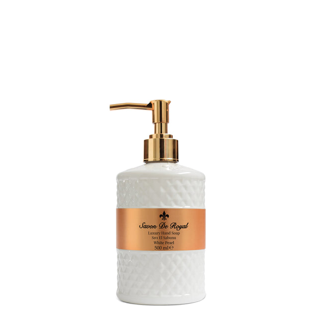 Savon de Royal Pearl Series Luxury Hand Soap - White Pearl (12 Packs x 500ml)