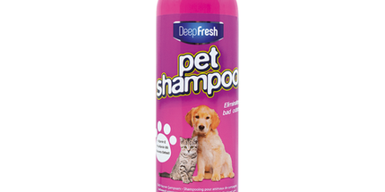 Deep Fresh Pet Shampoo, 12 bottles of 500ml – gentle and effective shampoo formulated for pets, leaves fur clean, soft, and shiny