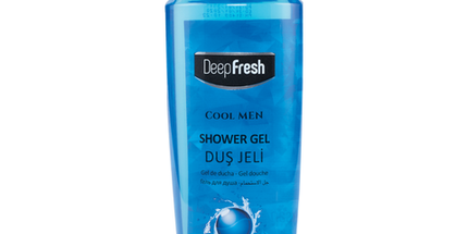 Deep Fresh Shower Gel Cool Men, 12 bottles of 500ml – refreshing and revitalizing body wash specially formulated for men, with a cool and energizing scent