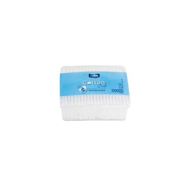 Cotton buds, case of 1 packs (200 per pack) — wholesale bulk for UK businesses