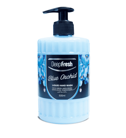 Deep Fresh Hand Soap Romance Liquid Blue Orchid 12x500ml - Deep Fresh UK