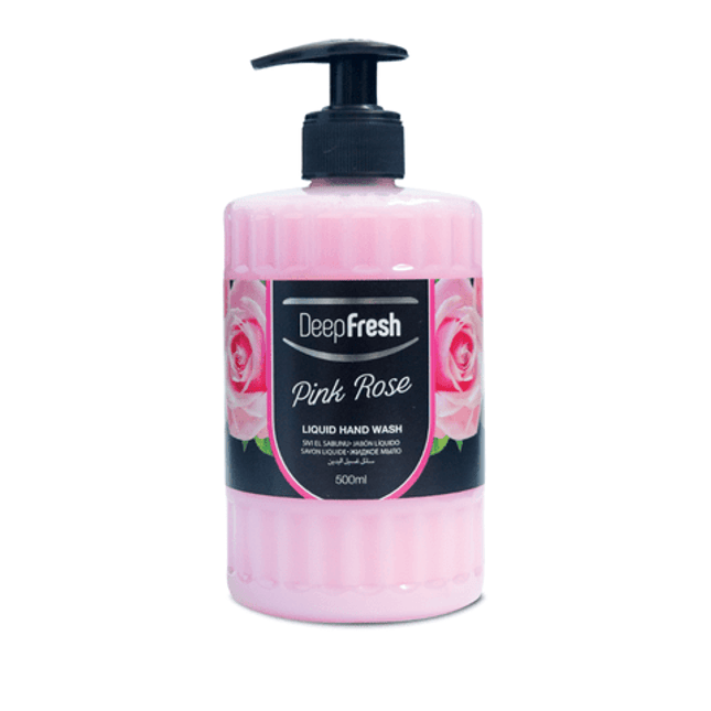 Deep Fresh Hand Soap Romance Liquid Pink Rose 12x500ml - Deep Fresh UK