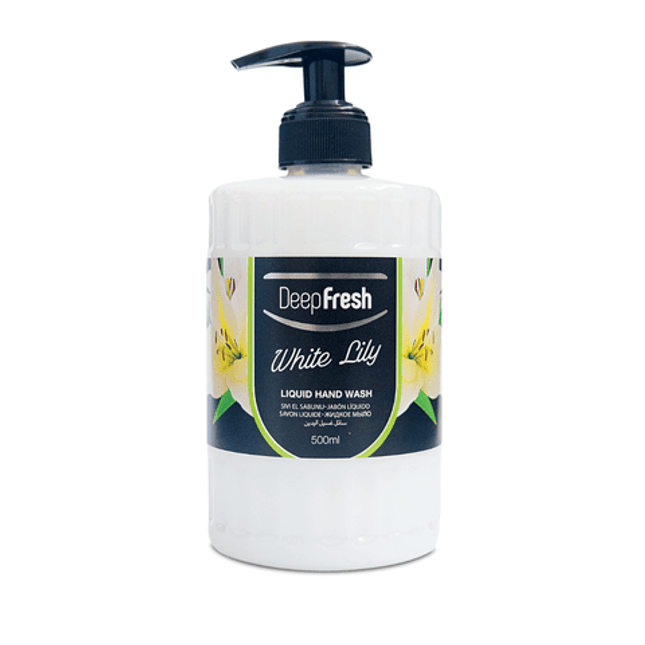 Deep Fresh Hand Soap Romance Liquid White Lily 12x500ml - Deep Fresh UK