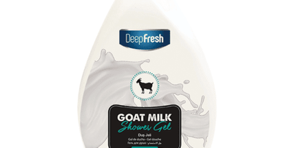 Deep Fresh Shower Gel Goat Milk - 12 x 1000ml Family Bottles - Wholesale Personal Care UK | Top Seller Mini-Markets, Ethnic Supermarkets