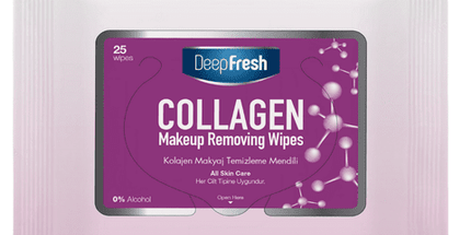 Deep Fresh Collagen Extract Make-Up Removal Wipes - 25pcs x 48 Packs - Wholesale Beauty UK | Premium Skincare, Subscription Boxes