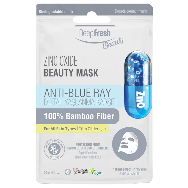 Deep Fresh Face Mask - Zinc Oxide 24pcs